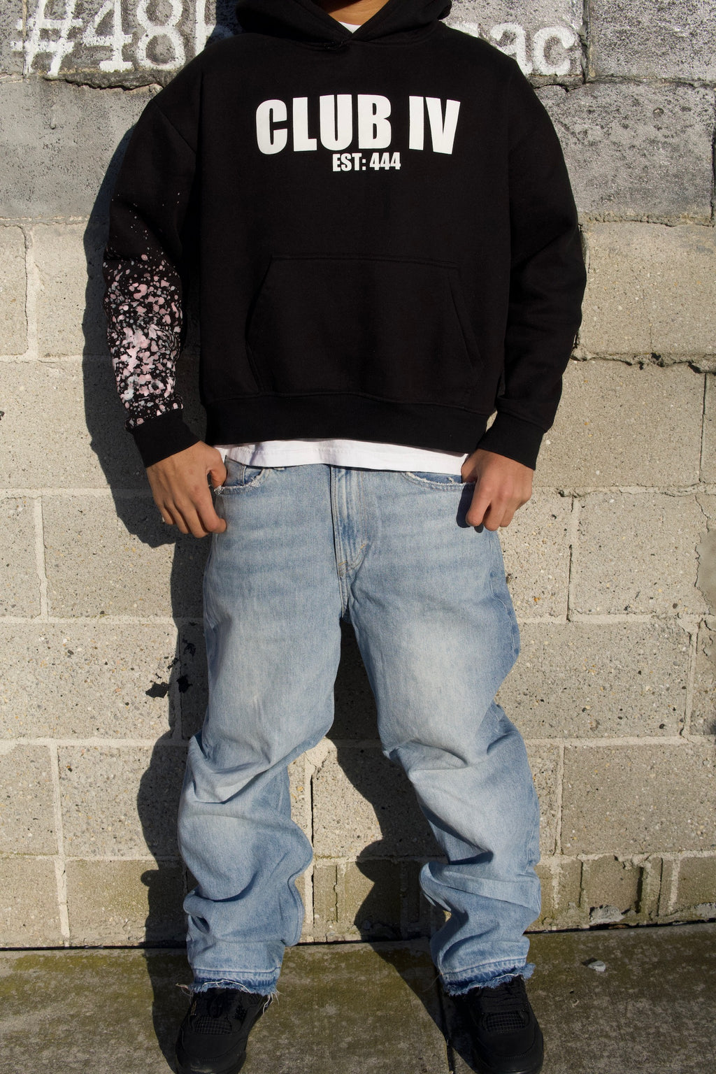 CLBIV "PAINTER" HOODIE BLK