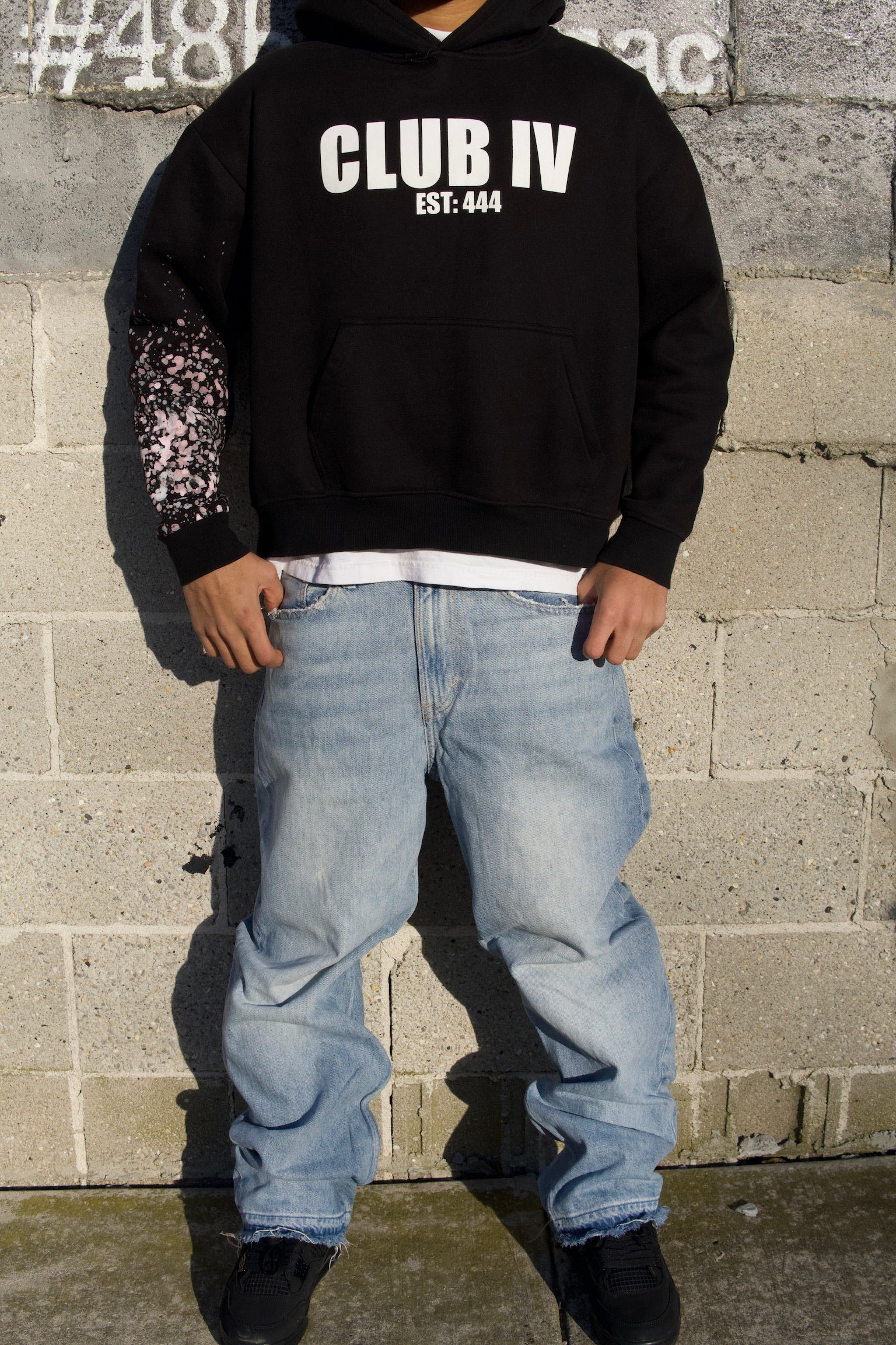 CLBIV "PAINTER" HOODIE BLK